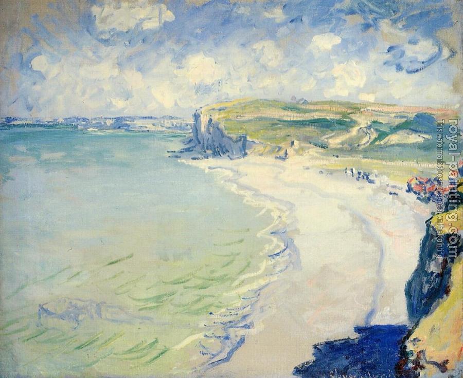 Claude Oscar Monet : The Beach at Pourville
